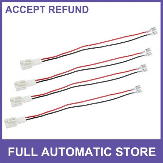4 Pcs Car Speaker Connector Wire Harness Adapter Connector for Kia for Hyundai