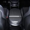 Carbon Fiber Style Central Armrest Pad ABS Decoration Cap Cover For Hyundai IONIQ 5 N 2024 LHD RHD Accessories