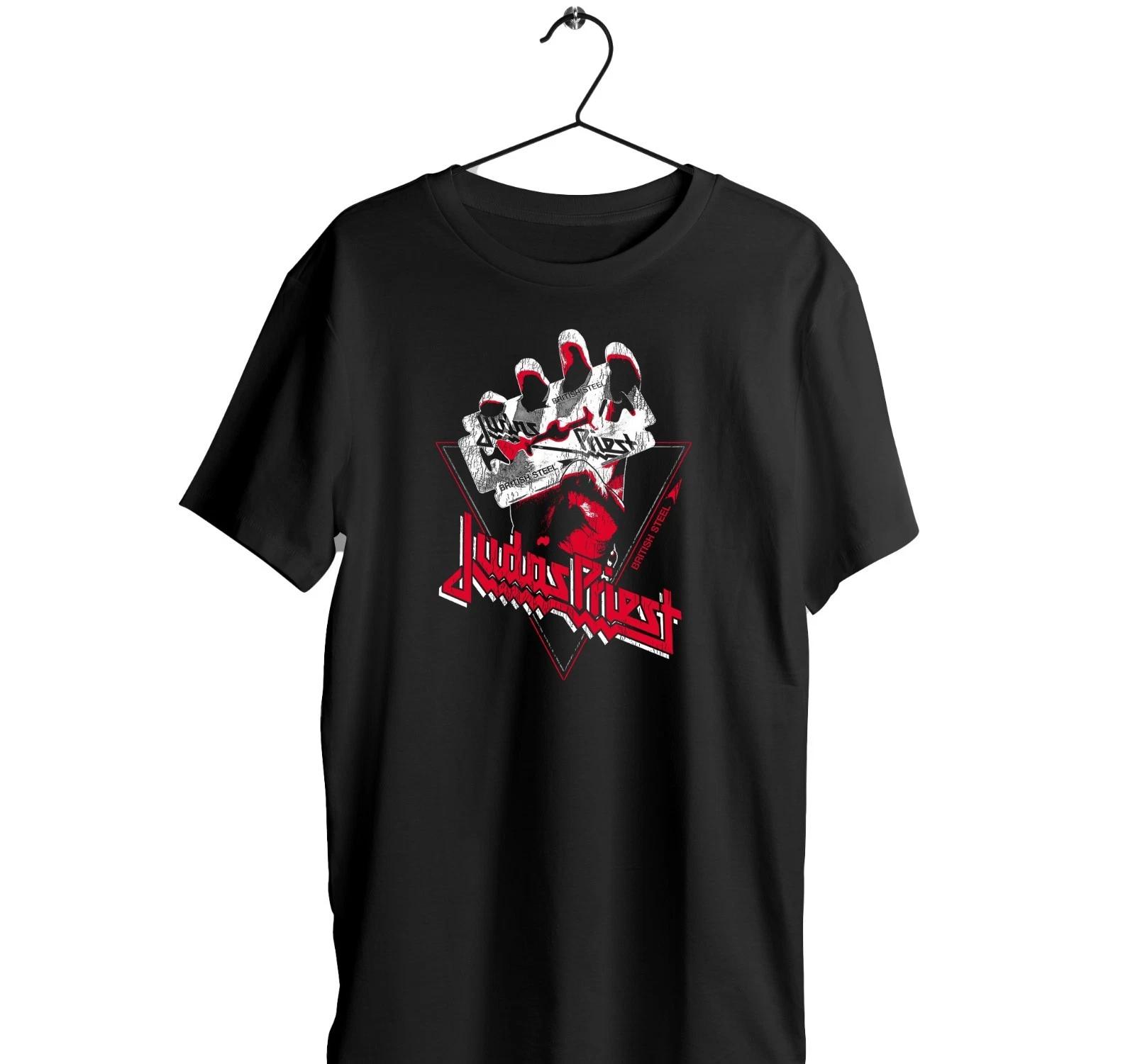 Judas Priest British Steel Black T-Shirt 100% cotton - Heavy Metal concert Tee 2XL