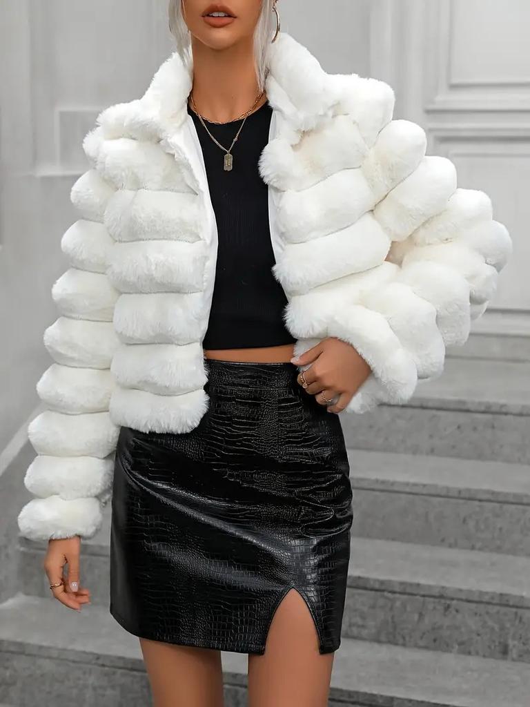 Autumn and Winter Imitation Fur Jacket Short Female Versatile Ins Celebrity Ins