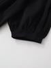 Spring 2026 Women's Round Neck Puff Sleeve Knit Top - European & American Style
