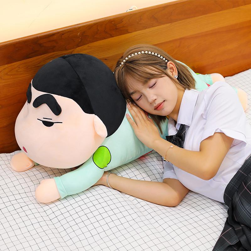 Crayon Shin Chan Sleeping Pose Plush Cartoon Soft Bed Decor Gift For Kids