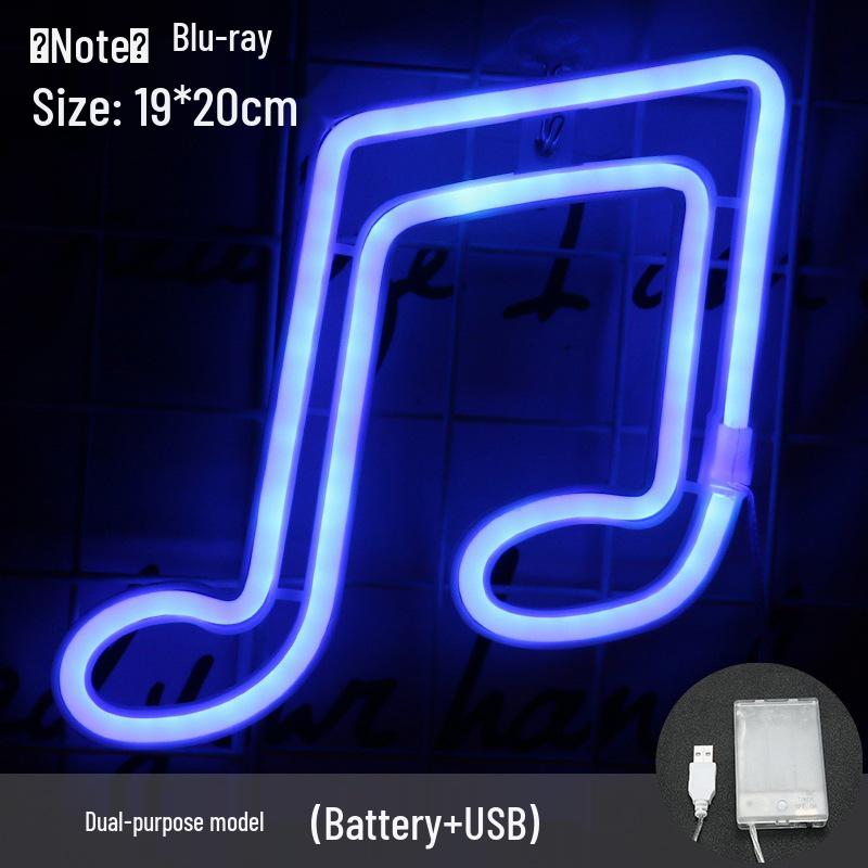 Trendy LED Neon Night Light Sign for Wall Décor