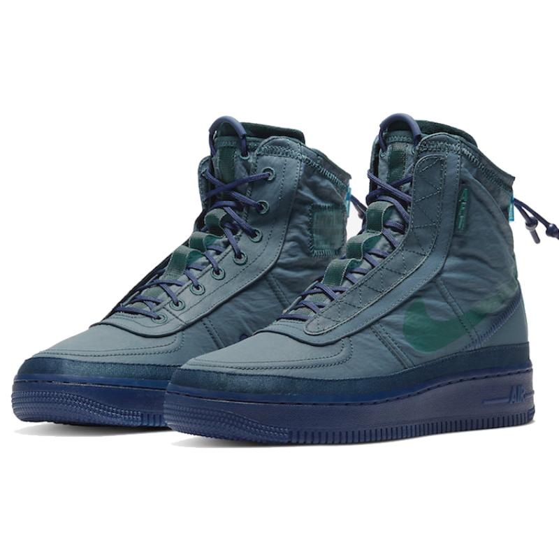 Nike Air Force 1 Shell Midnight Turquoise Women's Sneakers BQ6096-300