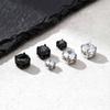 Hiphop Magnetic Ear Clip for Men Women,Crystal Zircon Metal Ear Clip,Non Perforated Ear Jewelry Gift