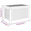 Garden Storage Box 90 X 52 X 55 Cm Bamboo
