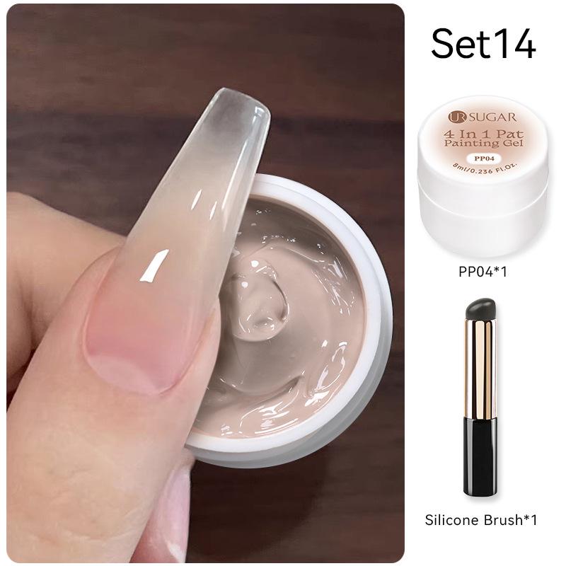 UR SUGAR Gel Pot: No-Wash Nail Art & Gradient Set