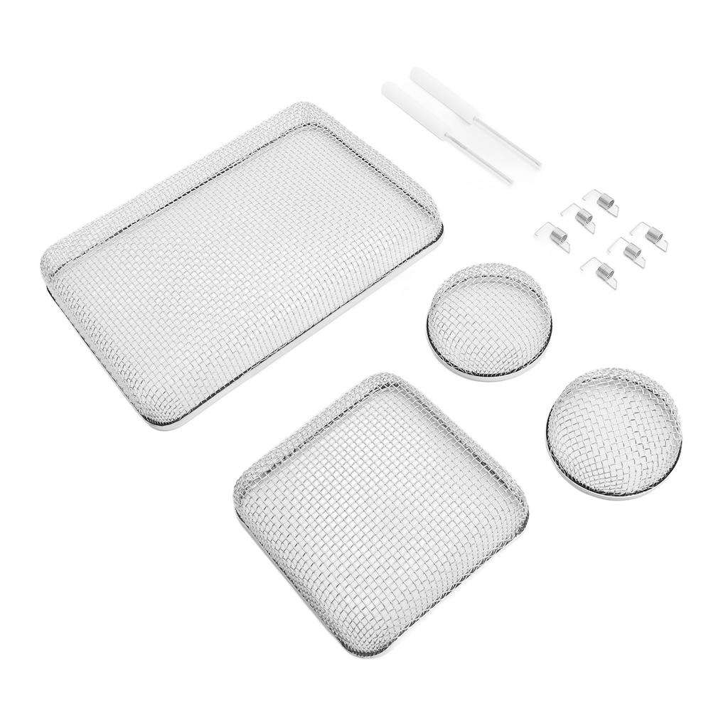 12PCS RV Furnace Vent Heavy Duty Stainless Steel Mesh Screens with Installation Tool for Water Heate