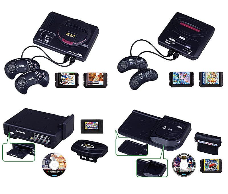SEGA HISTORY COLLECTION Mega Drive Edition 2 types set Gacha Gacha Capsule Toy [4 (full complete)]