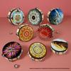 6-Inch Dunhuang Style Tambourine: Ancient Performance Hand Drum & Orff Instrument
