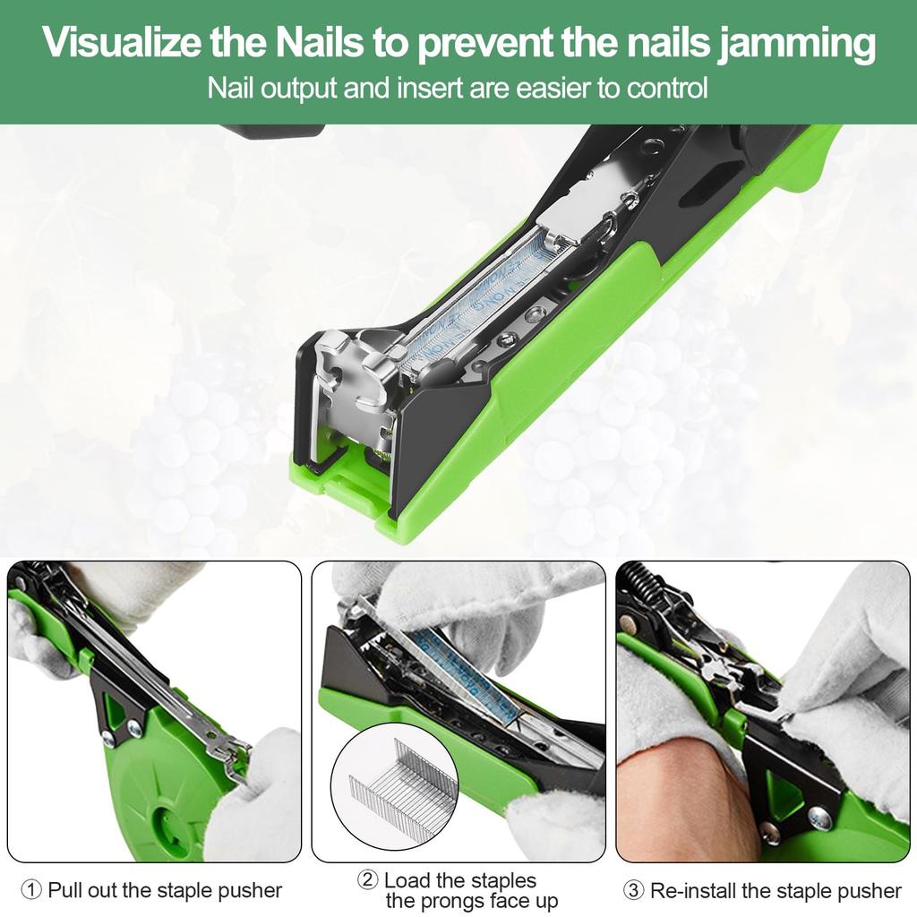 Plant Tying Machine, Lightweight Plant Tying Tape Tool To Tie Up Vine Quickly,  Tie Up Vine Tomatoes and Grapes Quickly Garden T