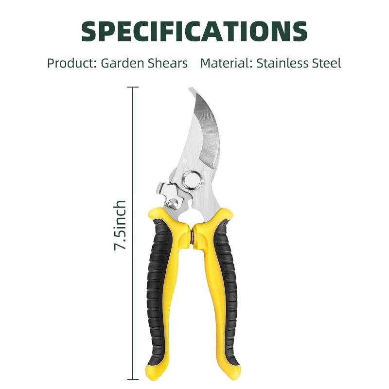 Garden Pruning Shears Gardening Plant Sharp Branch Pruners Tree Trimmers Secateurs for trimming flowers,plants