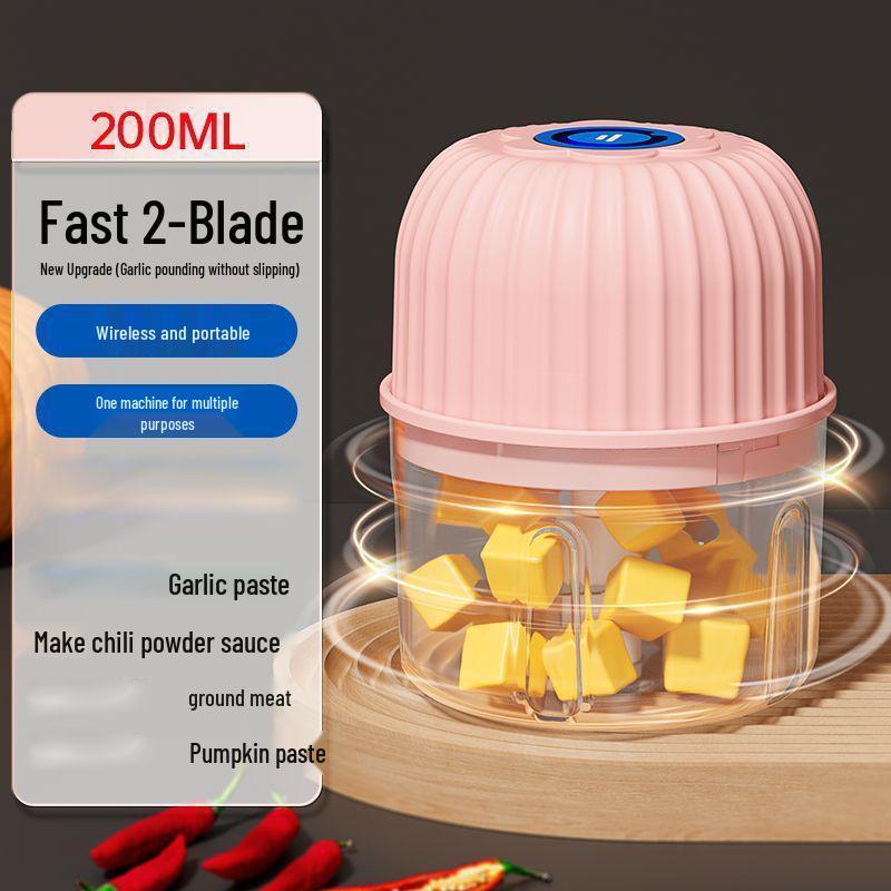 Multi-Functional Wireless Electric Garlic Press & Baby Food Maker