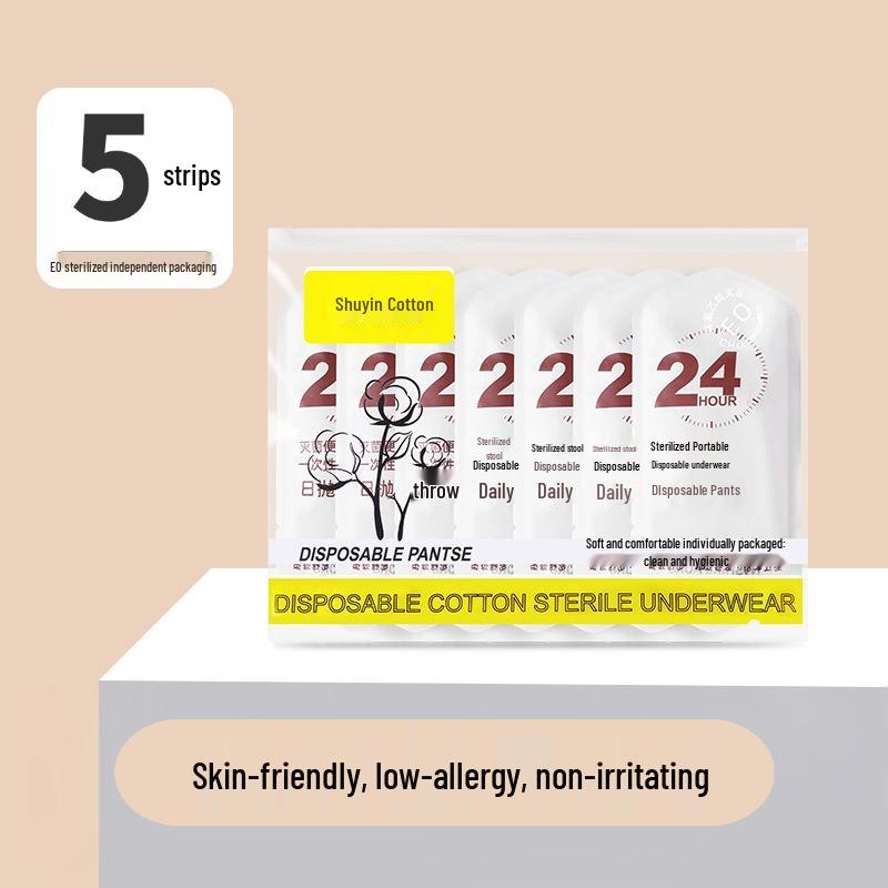 Portable Women's Disposable Briefs - Travel & Maternity, Wash-Free, Plus Size