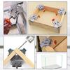 Heavy Duty 90° Angle Clamp Stainless Steel Corner Clamp 2 Type for Accurate Woodworking Strong Grip Effortless Operation