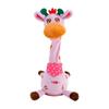 Repeating What You Say Dancing Talking Giraffe Toy with 10 Songs Plush Toy Doll  Gifts