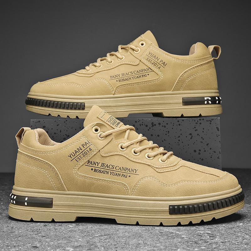 Men's shoes new breathable construction site work son spring and autumn male trend versatile non-slip sports leisure