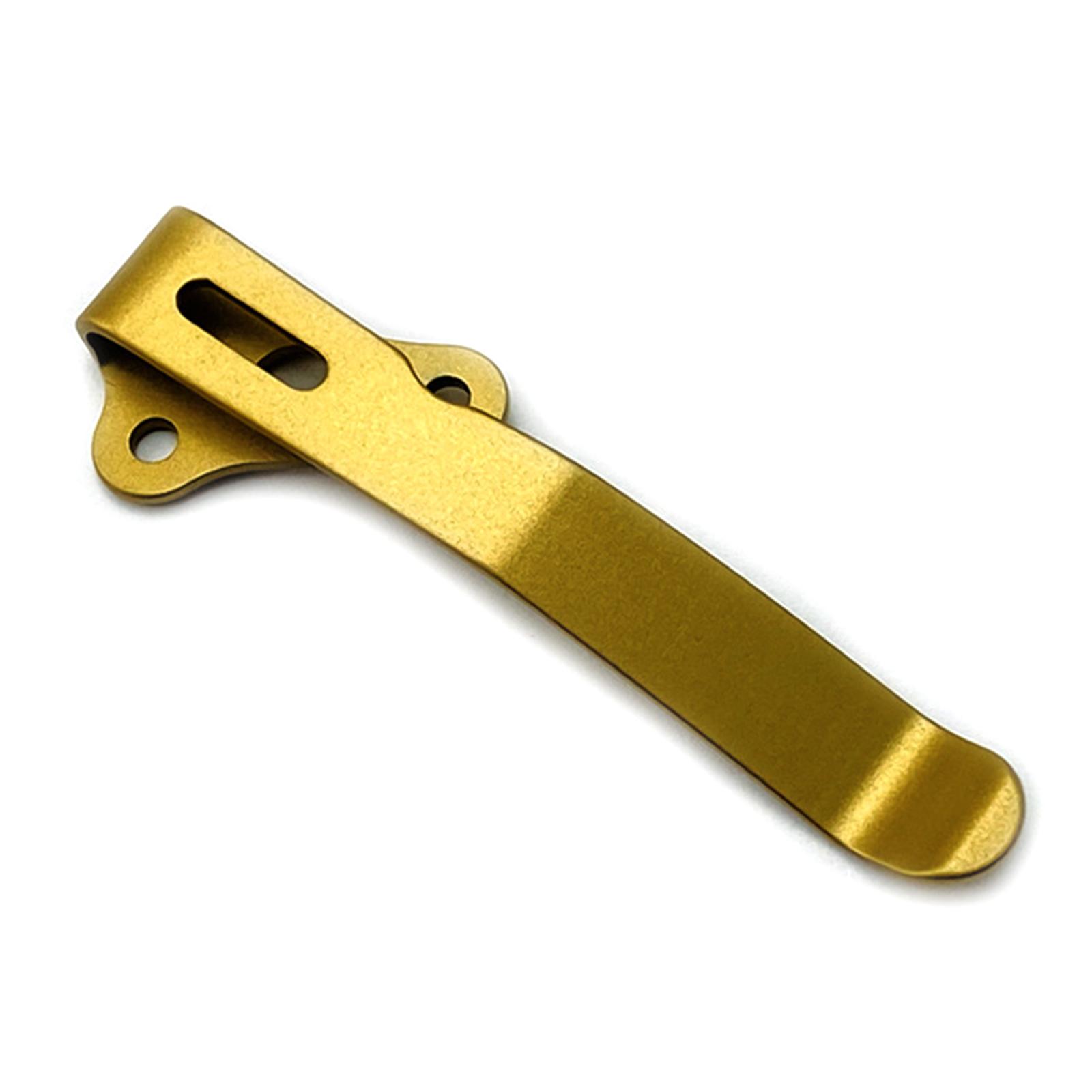 

Кишеньковий Портативний Різак Кліп Аксесуари Стійкий до Корозії та Легкий з 3 Гвинтами для Колекціонерів та Ентузіастів золотий