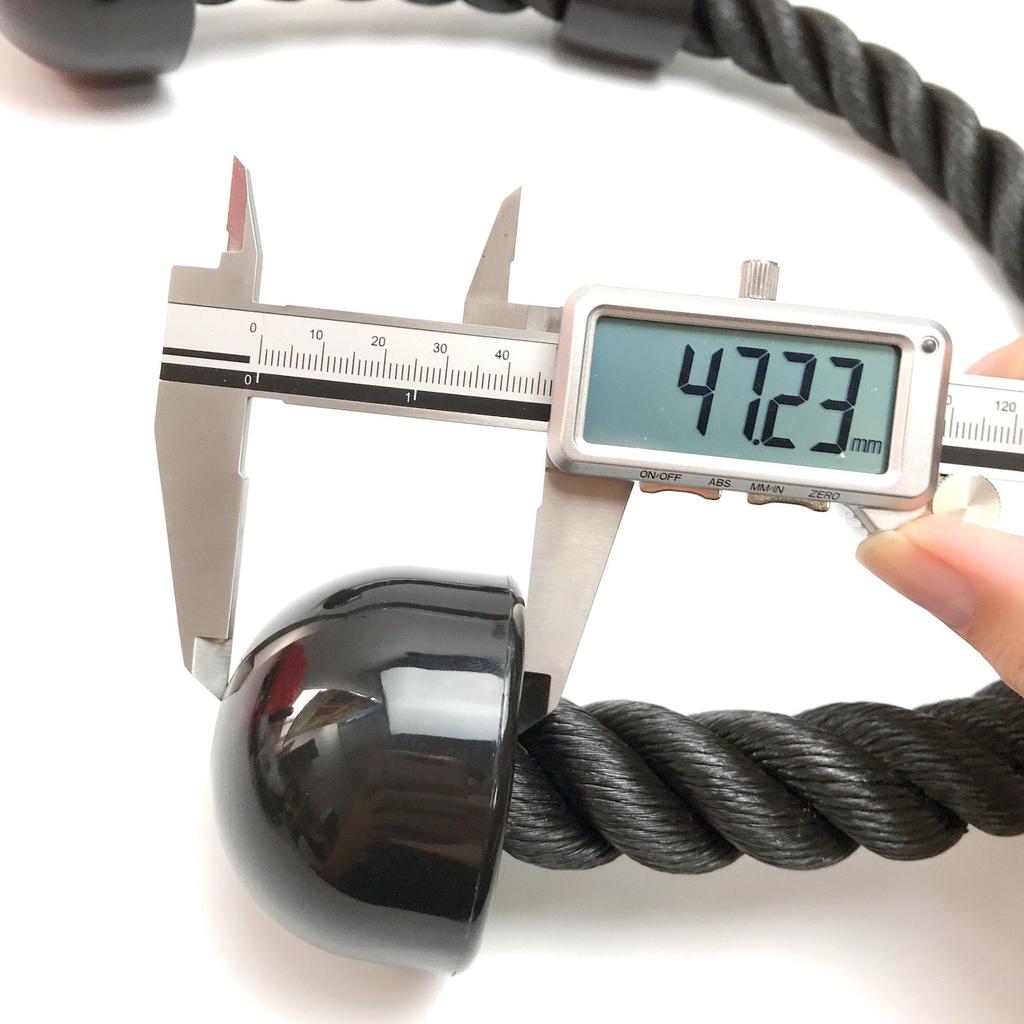 Black High Pulley Triceps/Biceps Rope for Cable Machines
