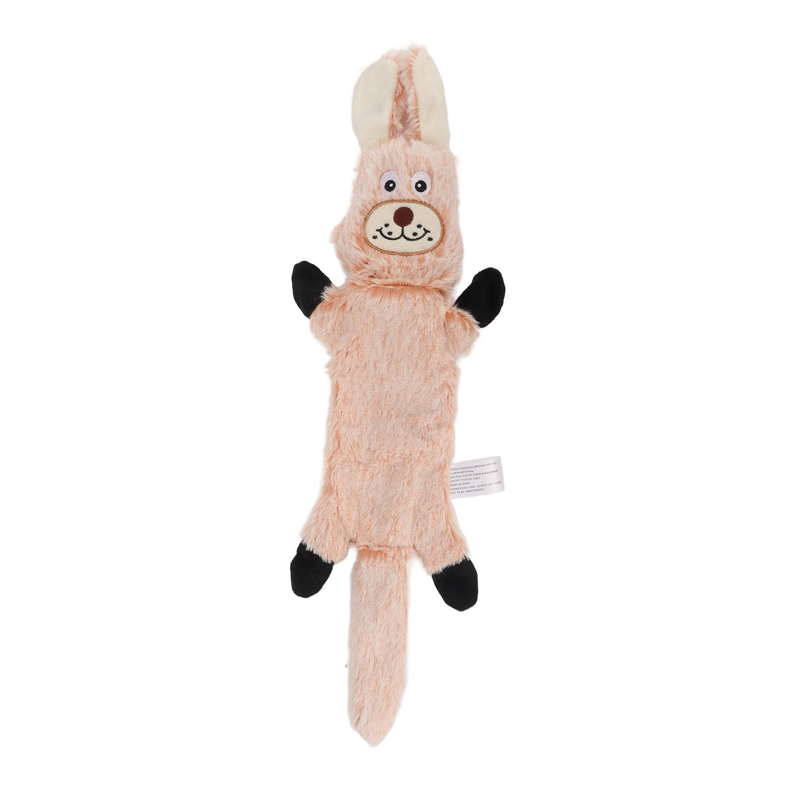 

Плюшевая пищалка для собак, милая форма животного, устойчивая к укусам, игрушка для питомца, собаки, пищащая, без набивки, бык