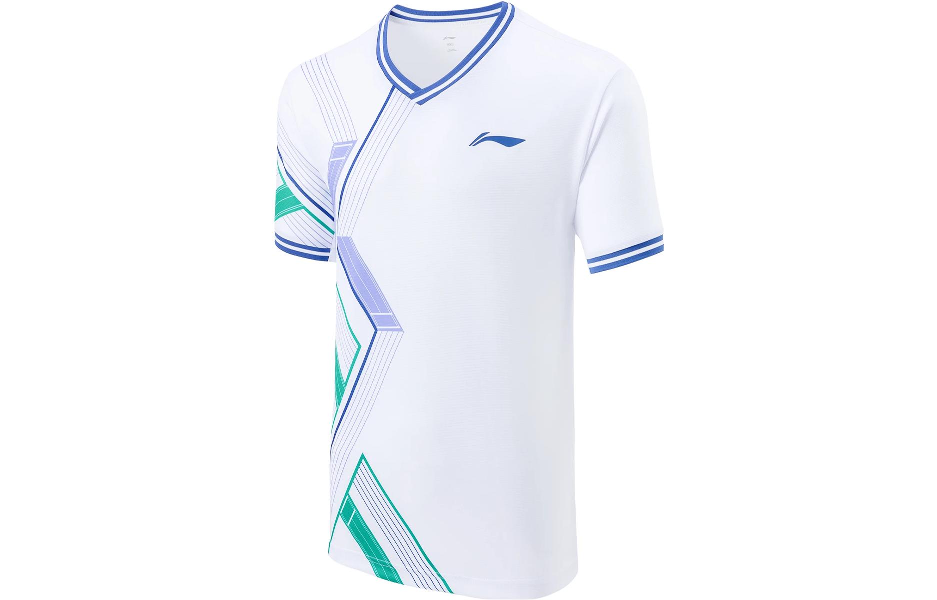 Li Ning T Shirt Unisex Standard White AAYT587-1 L