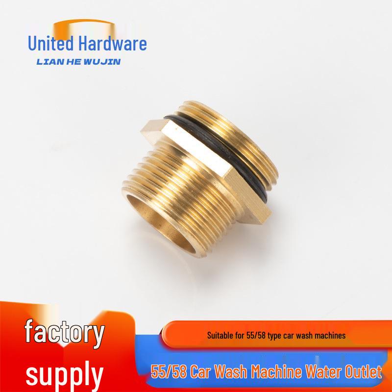 High-Pressure Washer Pump Head Connector & Pressure Regulating Valve (Type 55/58)
