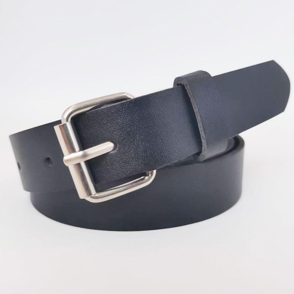 Versatile Leather Belt Minimalist Waist Belt Retro Waistband For Women