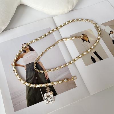 Waist Chain Women'S Dress Small Fragrant Wind Metal Chain Belt Summer Trouser Chain Decorative Waist Seal