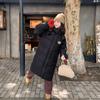 Down Cotton-padded Clothes Women's Long Winter New Knee-length Jackets Loose and Thickened Trendy Cotton-padded Jackets