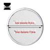 Non-stick Aluminum Pizza Baking Pan and Rack, 7-12 Inch