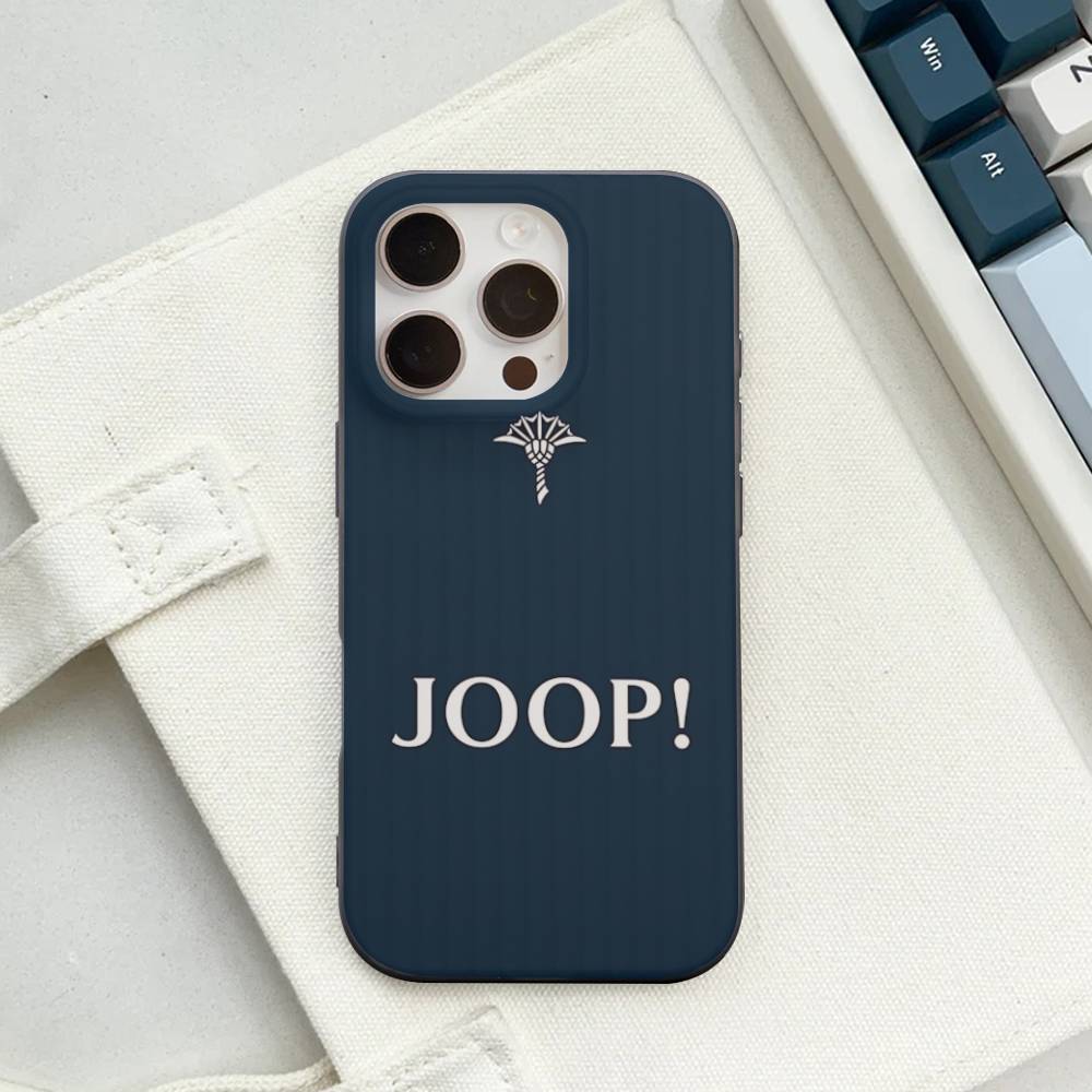 

Высококлассный Модный Бренд Логотип J-Joops Для IPhone 16 15 11 12 13 14 17 Pro Max PLUS Pro Мягкий Гофрированный Силиконовый Задний Чехол для Телефона iPhone 15 pro