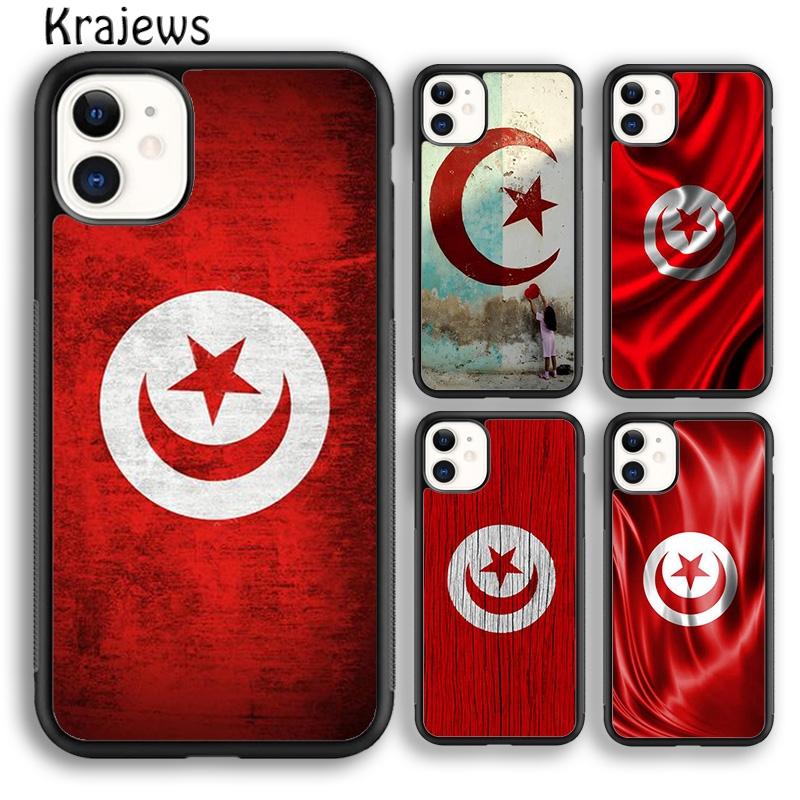 Tunisia Flag Star Symbols Phone Case Cover For iPhone 17 Air 16 15 14 Plus 12 13 Pro Max Coque Shell Fundas