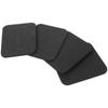 4Pcs Ski Shin Guards Breathable Lightweight Cuttable Snowboard Shin Pads Reliable Protection Ski Boot Inserts 5.89x4.72x0.20