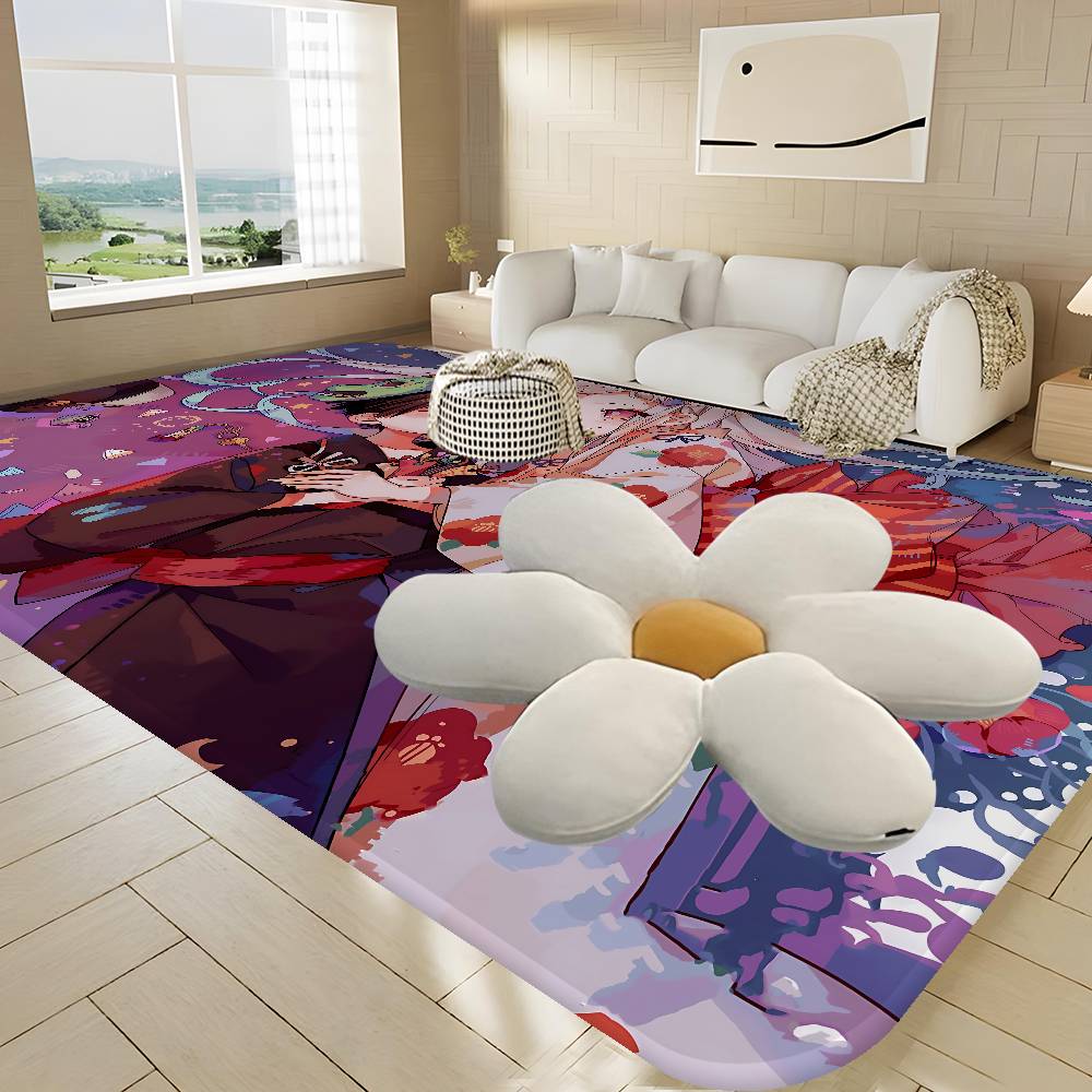 Toilet Bound Hanako Kun Anime Hallway Carpet Non-Slip Laundry Room Mat Laundry Decor Balcony Child Living Room Toilet Rug