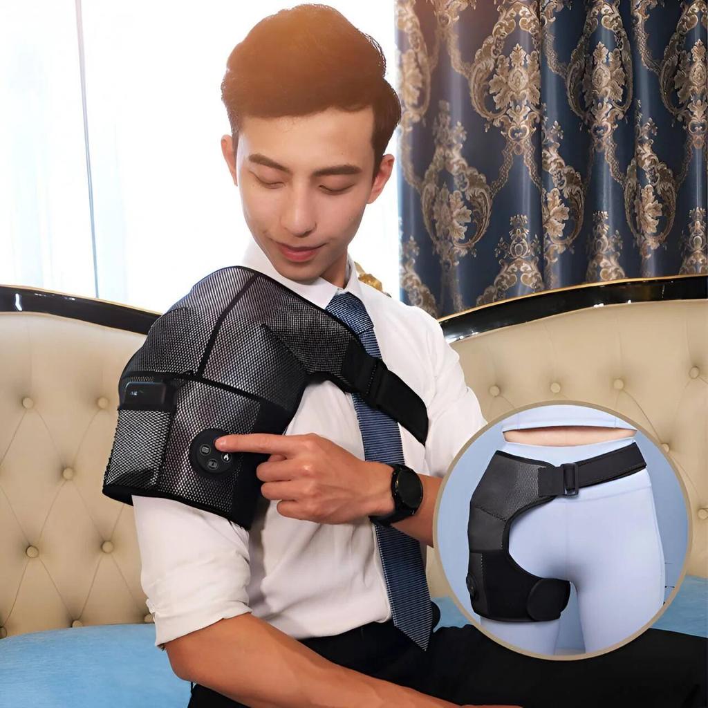 Smart Shoulder Massager Hipbone Care Brace Heating Physiotherapy Therapy Body Relax Pain Relief Brace Massager