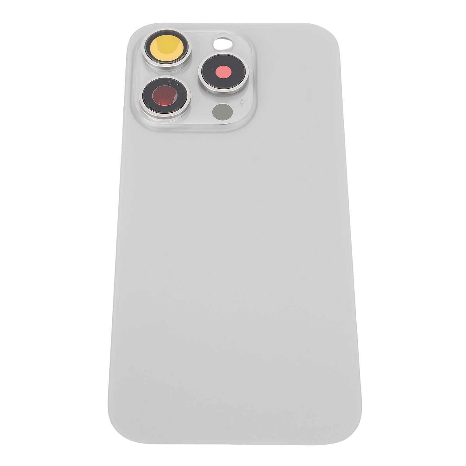 

Замена задней стеклянной крышки для телефона 15 Pro Задняя крышка с объективом камеры и набором для ремонта клея серый