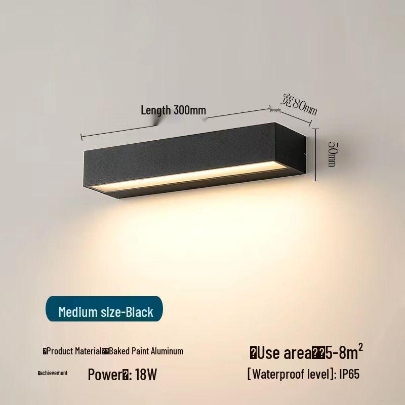 Waterproof Outdoor Wall Lamp for Homestay, Balcony, Terrace, and Shop Signs