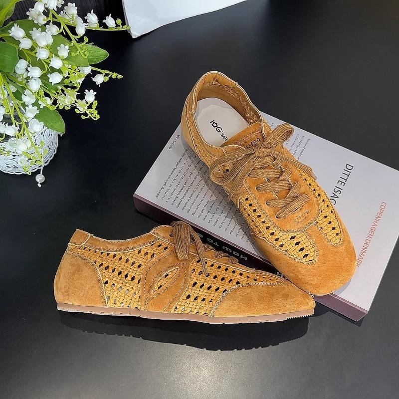 Fashion Shoes Female 2025 Fashion Lace-up Women's Vulcanize Shoes New Hollow Out Casual Light Comfortable Mesh Breathable Sneakers