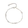 925 Silver Butterfly Bracelet for Girl Bead String Design Insect Fashion Versatile Jewelry Gift
