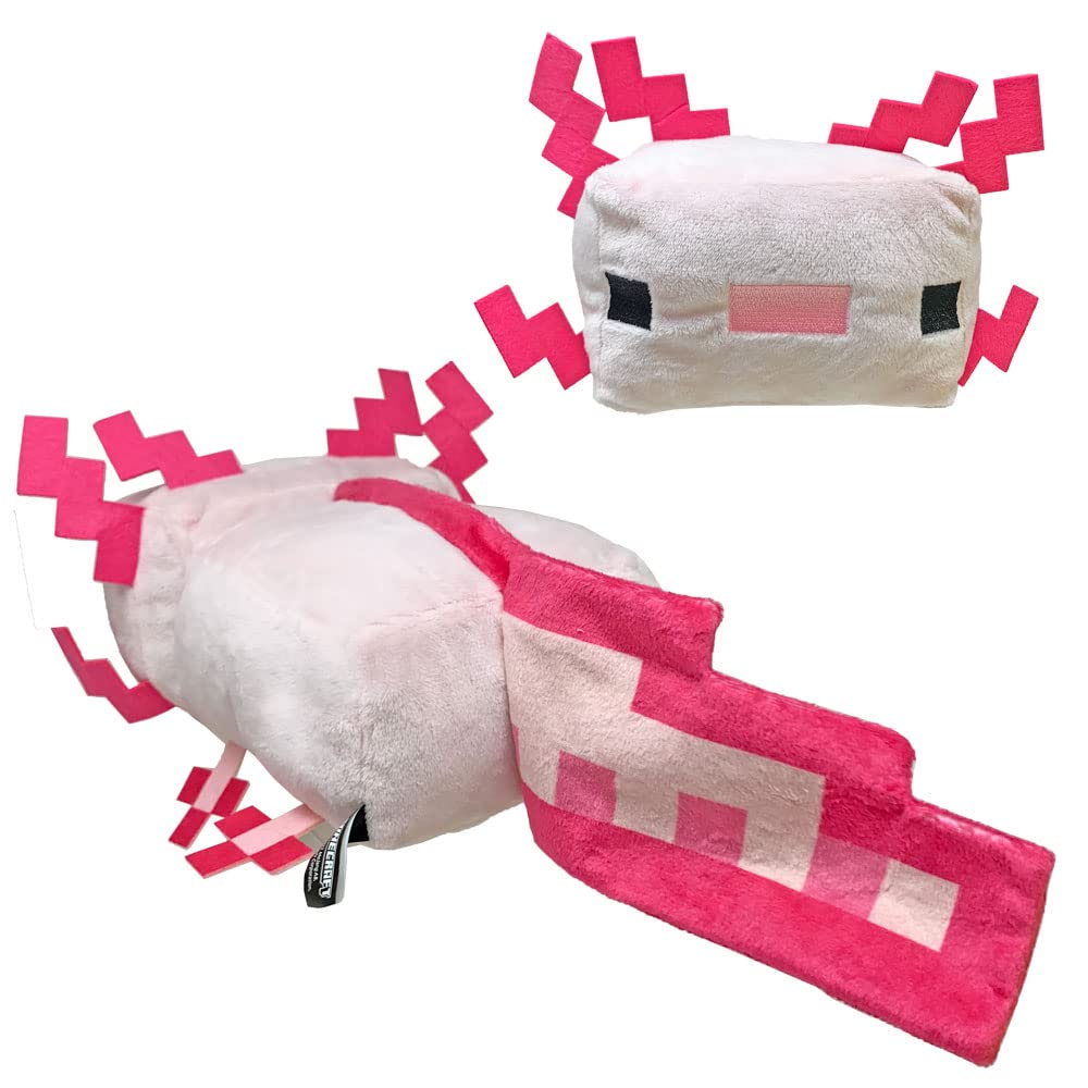 Populaire maffiafiguren worden grote knuffels! Groot knuffeldier: Axolotl en Bij, set van 2, ongeveer 27cm, officiële merchandise