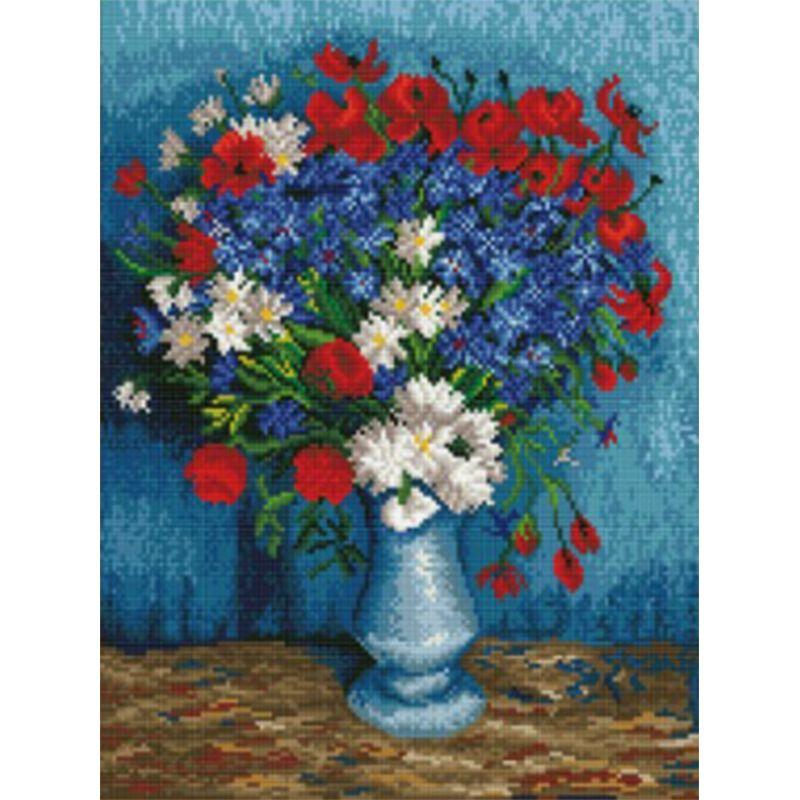 Acheter Peinture De Diamant 5d Avec Fleurs, Broderie Artistique, Mosaïque Florale Dorée, Cadeau Fait à La Main, Décoration De Maison, Nouvel Arrivage