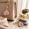 1pc Crystal Rhinestone Spotted Bug Shaped Key Chain Purse Charm  Handbag Decoration