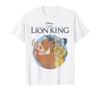 Disney Lion King Timon, Pumbaa & Simba Portrait Logo T-Shirt_