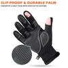 Waterproof Fleece-Lined Touchscreen Outdoor Gloves for Men& Women Winter Sports Skiing Cycling Warm Windproof Climbing Gloves