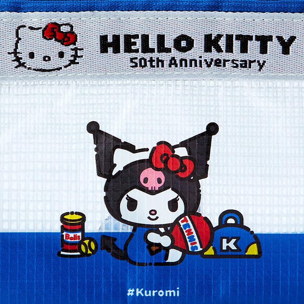 Sanrio HELLO Kuromi Vinyl Flat Pouch 10 X 13 X 1 Cm 129381 Everyone! Kuromi-chan