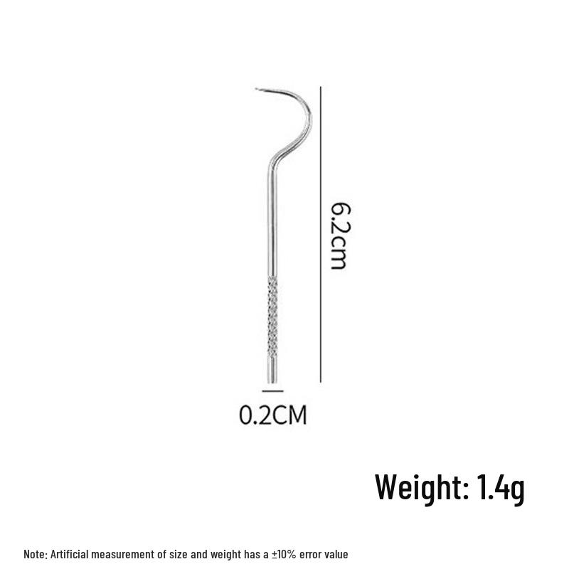 Stainless Steel Toothpick Set: Portable Teeth Cleaning Tool and Tooth Gap Cleaner