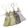 1Pc Goldene Quasten Handwerk Trim Hängenden Seil Seide Fringe Vorhang Dekor Hause Zubehör Wohnzimmer Schmuck DIY Dekorative