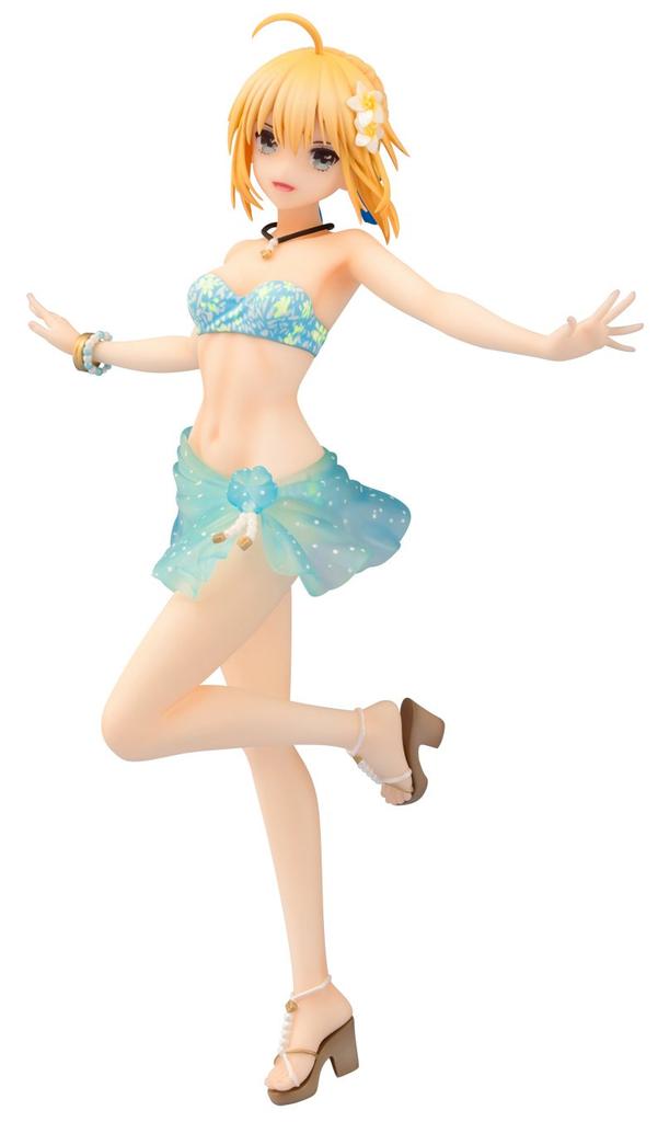 Funny Knights Artoria Pendragon Resort Vacation Scale Painted Finished Figure Fate/EXTELLA Ver. 1/8 ATBC-PVC