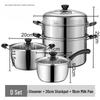 Sule Stainless Steel 3-Piece Cookware Set