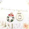 Christmas Oil Drip Alloy Small Pendant Bracelet Necklace Pendant Handmade Diy Material Jewelry Accessories